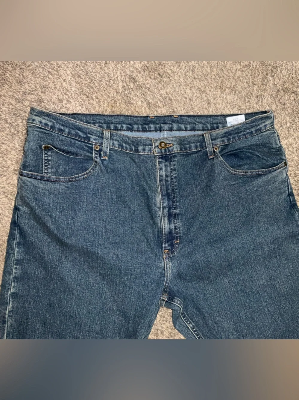 Dickies Men's Relaxed Classic Dark Blue Denim Jeans 40x30